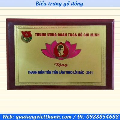 Biểu trưng đồng gỗ 03