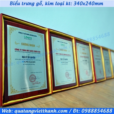 Biểu trưng in kim loại A4
