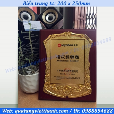 Biểu trưng khung mạ vàng