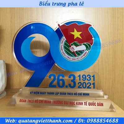 Biểu trưng pha lê (Mẫu Đoàn)