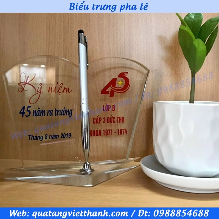 Biểu trưng pha lê (Mẫu quyển sách)