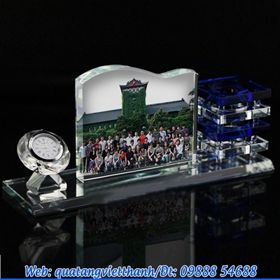 Bộ để bàn pha lê 05