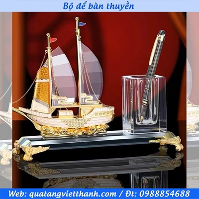 Bộ để bàn thuyền cánh cong (đẹp)