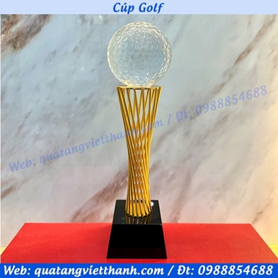 Cúp Golf thân kim loại
