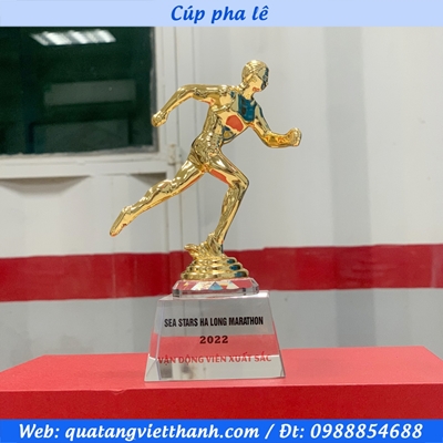 Cúp giải chạy (thấp, có sẵn)