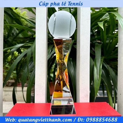 Cúp quả Tennis - Thân vàng