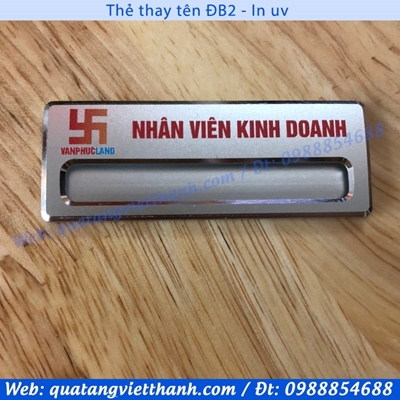 Thẻ thay tên ĐB2 bạc