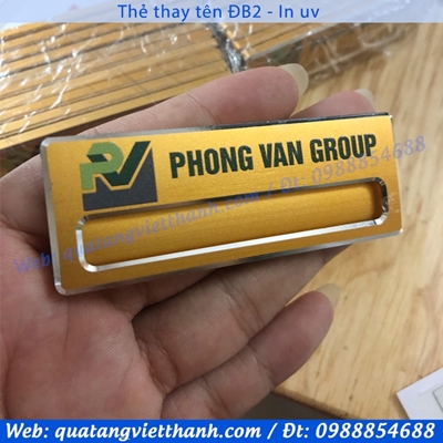 Thẻ thay tên ĐB2 vàng