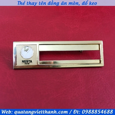 Thẻ thay tên đồng Nesta