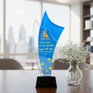 Biểu trưng pha lê sản xuất