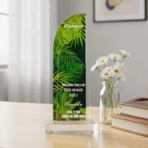 Biểu trưng pha lê sản xuất